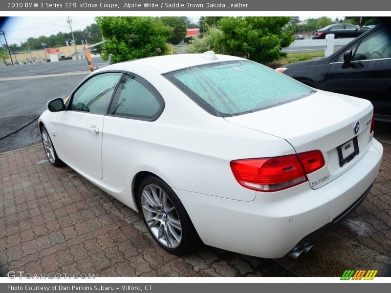 Alpine White / Saddle Brown Dakota Leather 2010 BMW 3 Series 328i xDrive Coupe