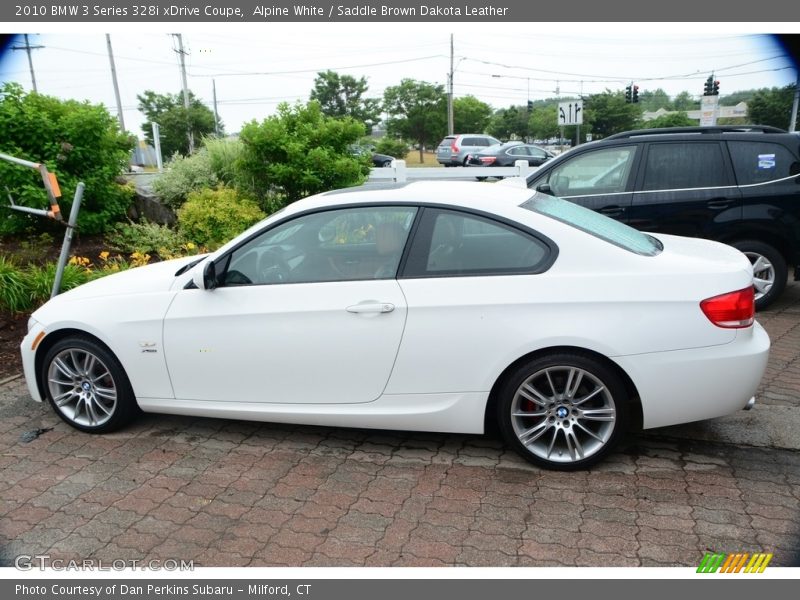 Alpine White / Saddle Brown Dakota Leather 2010 BMW 3 Series 328i xDrive Coupe