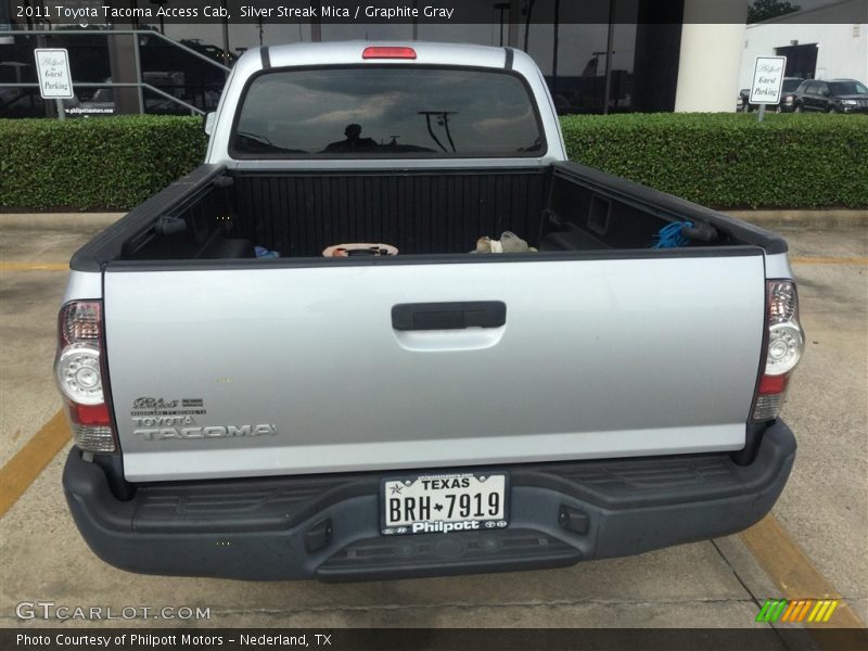 Silver Streak Mica / Graphite Gray 2011 Toyota Tacoma Access Cab