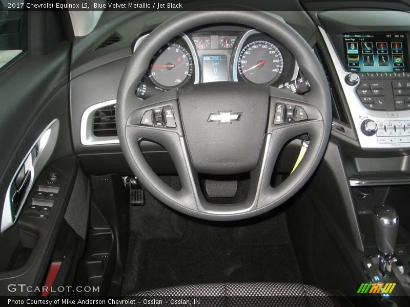 Blue Velvet Metallic / Jet Black 2017 Chevrolet Equinox LS