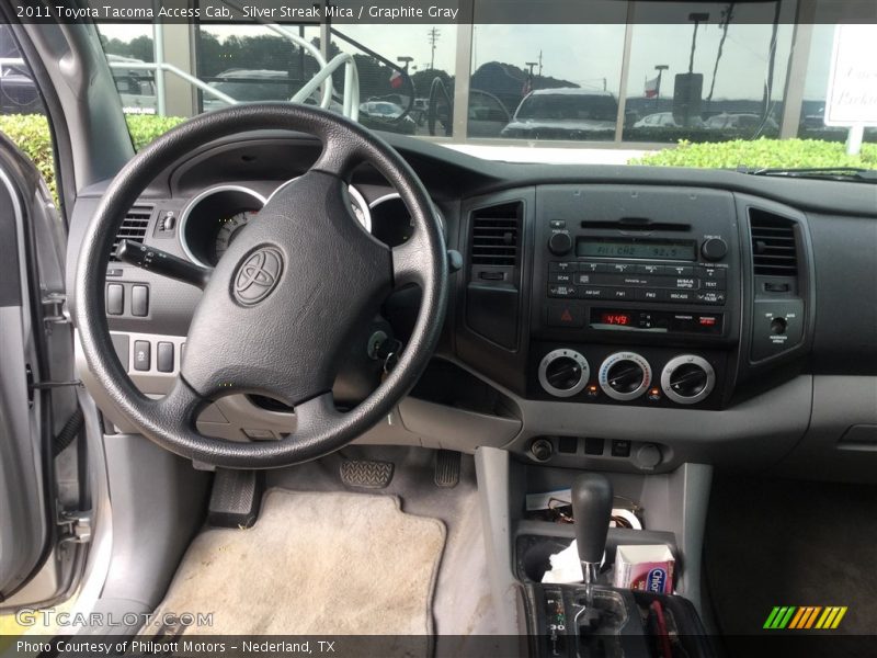Silver Streak Mica / Graphite Gray 2011 Toyota Tacoma Access Cab