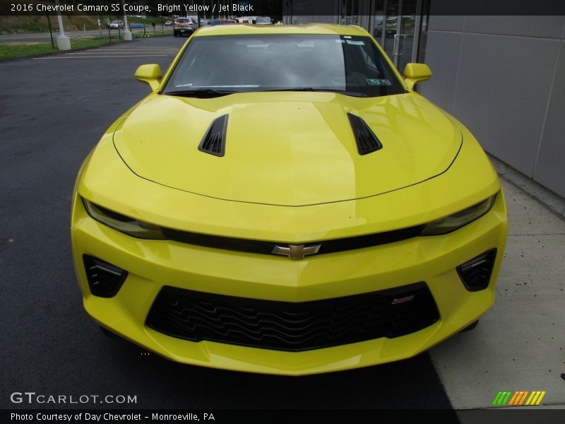 Bright Yellow / Jet Black 2016 Chevrolet Camaro SS Coupe