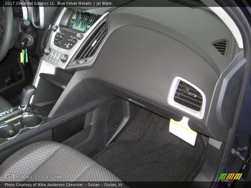 Blue Velvet Metallic / Jet Black 2017 Chevrolet Equinox LS