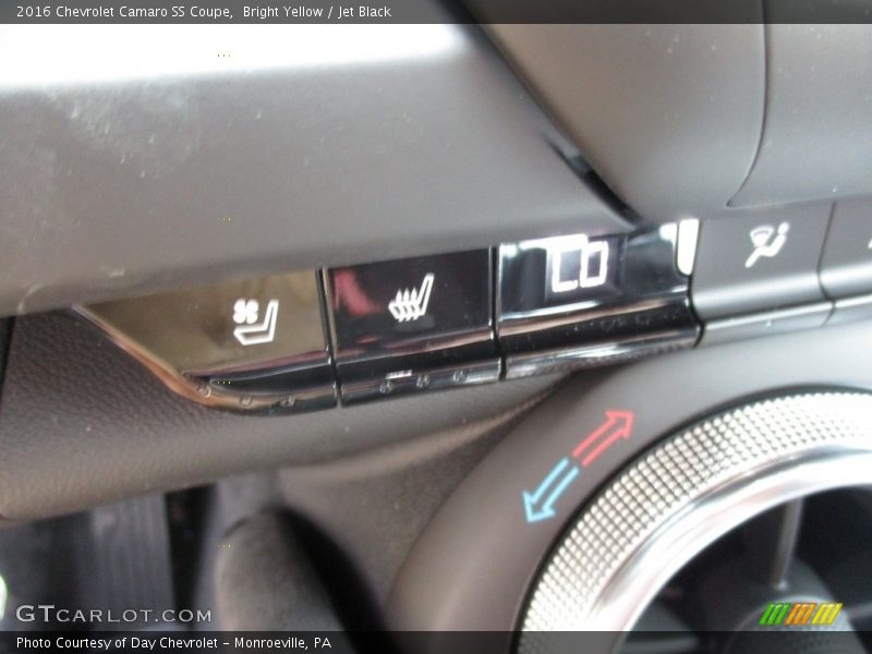 Bright Yellow / Jet Black 2016 Chevrolet Camaro SS Coupe