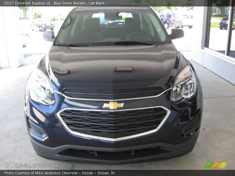 Blue Velvet Metallic / Jet Black 2017 Chevrolet Equinox LS