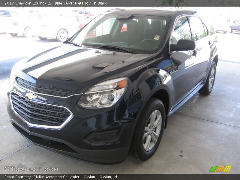 Blue Velvet Metallic / Jet Black 2017 Chevrolet Equinox LS