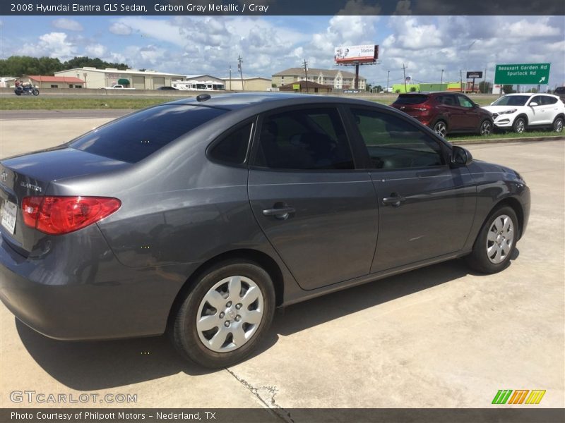 Carbon Gray Metallic / Gray 2008 Hyundai Elantra GLS Sedan