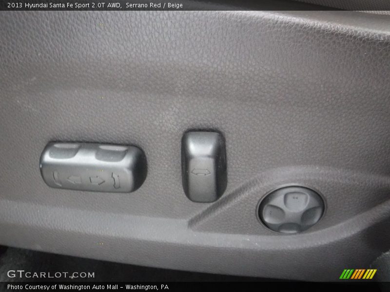 Serrano Red / Beige 2013 Hyundai Santa Fe Sport 2.0T AWD