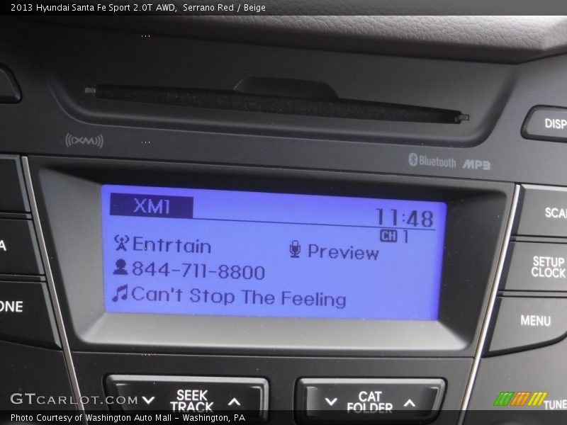 Serrano Red / Beige 2013 Hyundai Santa Fe Sport 2.0T AWD