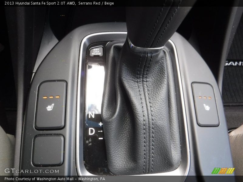 Serrano Red / Beige 2013 Hyundai Santa Fe Sport 2.0T AWD