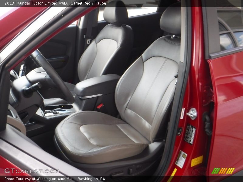 Garnet Red / Taupe 2013 Hyundai Tucson Limited AWD