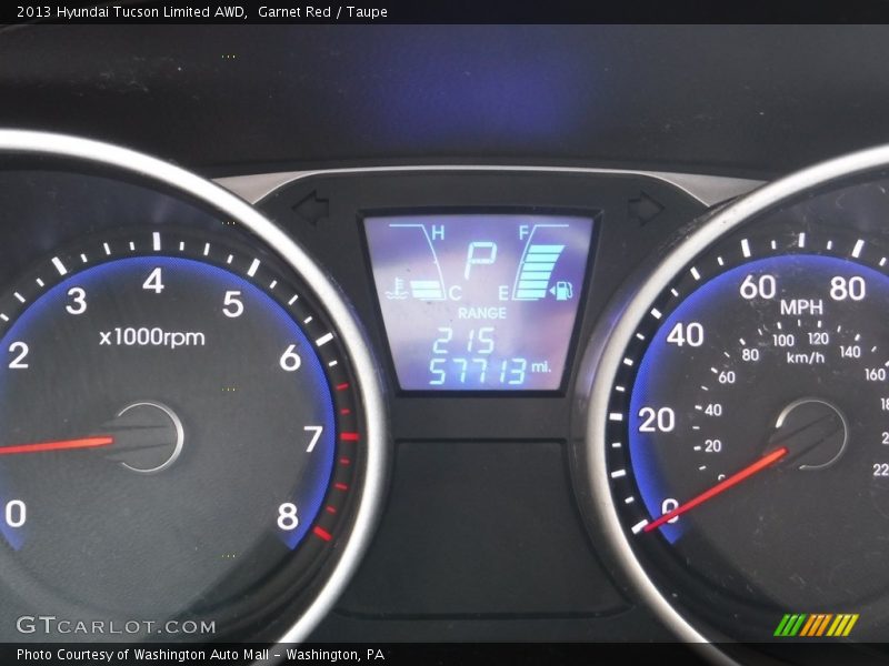Garnet Red / Taupe 2013 Hyundai Tucson Limited AWD