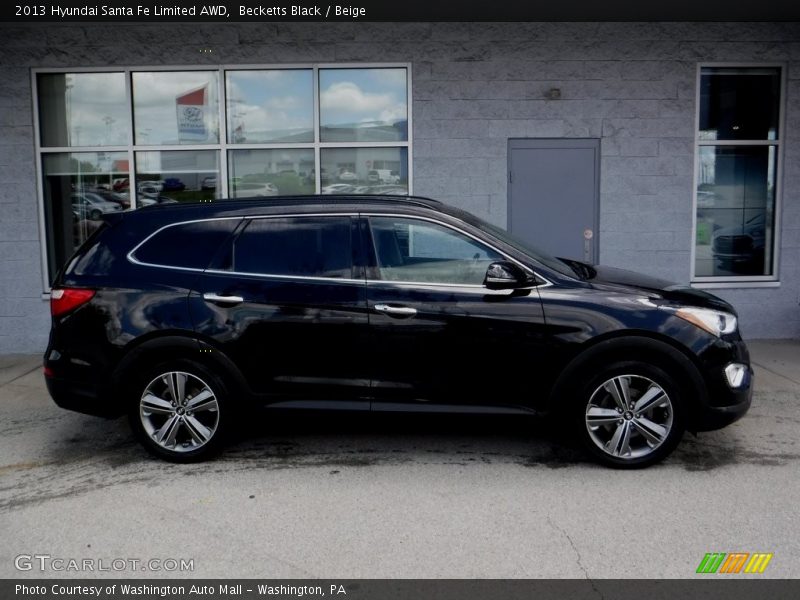 Becketts Black / Beige 2013 Hyundai Santa Fe Limited AWD