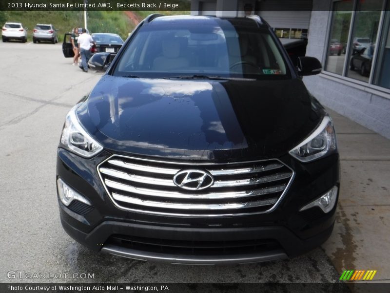 Becketts Black / Beige 2013 Hyundai Santa Fe Limited AWD