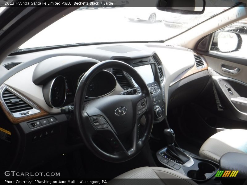 Becketts Black / Beige 2013 Hyundai Santa Fe Limited AWD