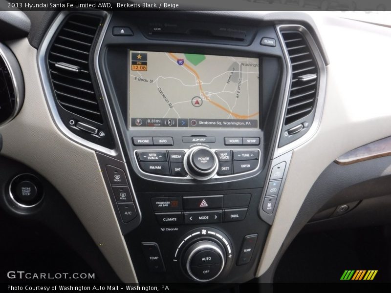 Becketts Black / Beige 2013 Hyundai Santa Fe Limited AWD