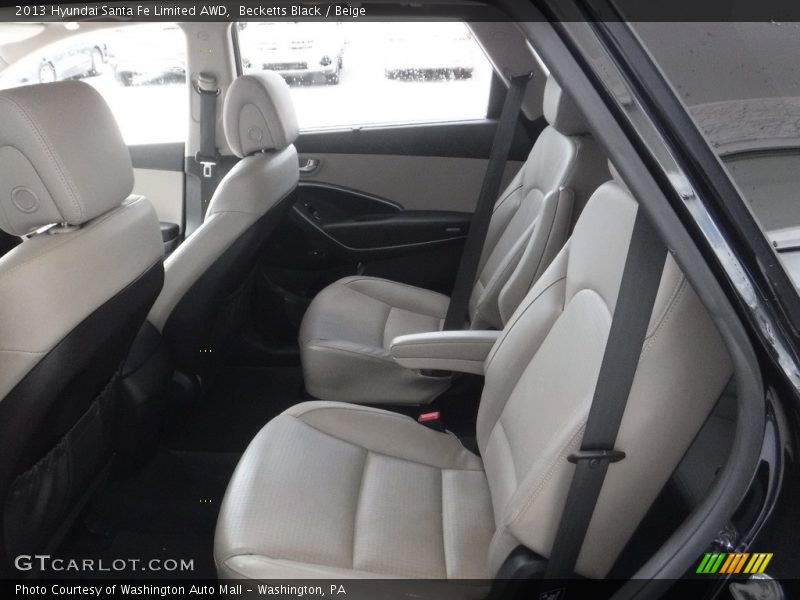 Becketts Black / Beige 2013 Hyundai Santa Fe Limited AWD