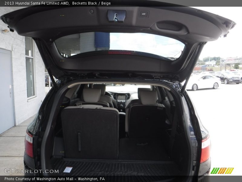Becketts Black / Beige 2013 Hyundai Santa Fe Limited AWD
