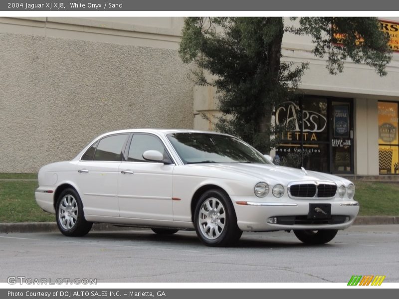 White Onyx / Sand 2004 Jaguar XJ XJ8