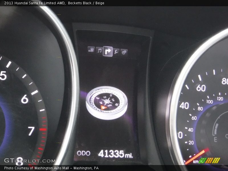 Becketts Black / Beige 2013 Hyundai Santa Fe Limited AWD
