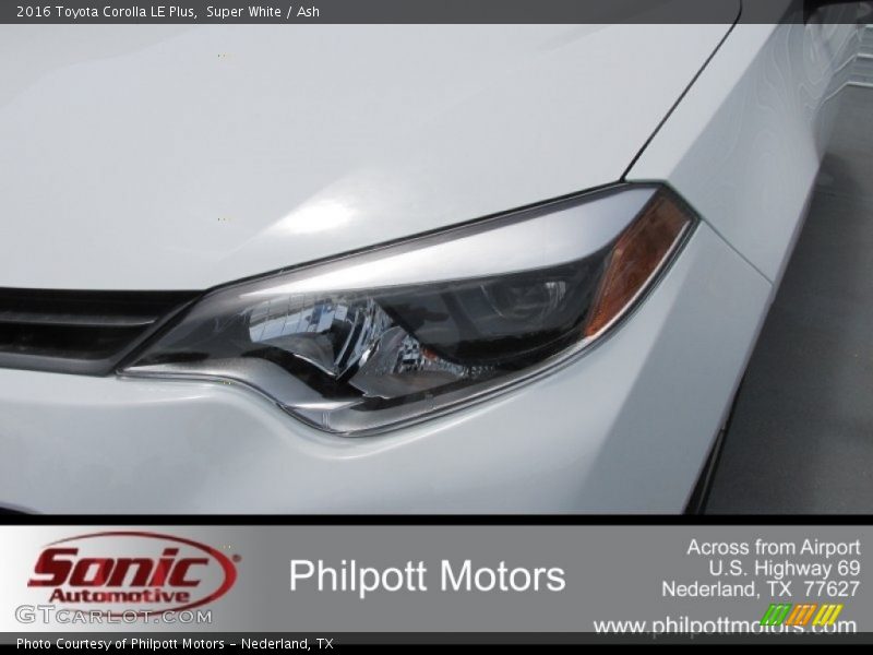 Super White / Ash 2016 Toyota Corolla LE Plus