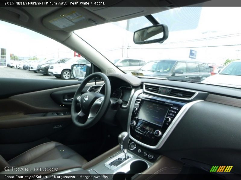 Pearl White / Mocha 2016 Nissan Murano Platinum AWD