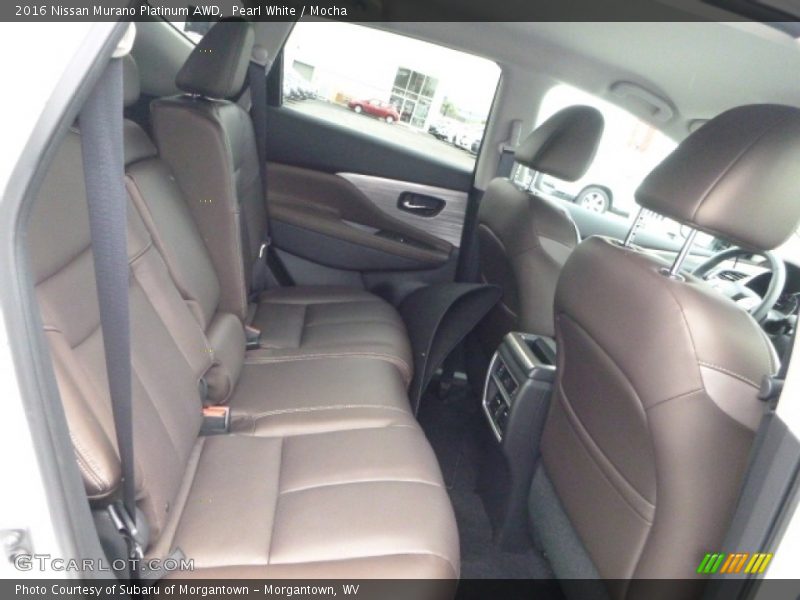 Rear Seat of 2016 Murano Platinum AWD