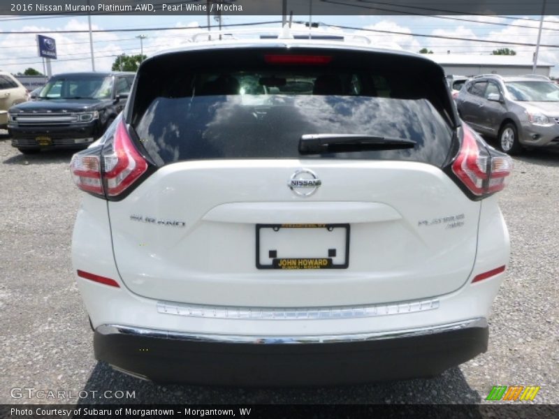 Pearl White / Mocha 2016 Nissan Murano Platinum AWD