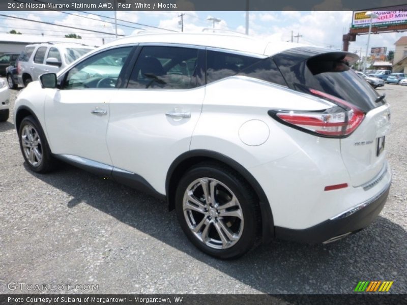 Pearl White / Mocha 2016 Nissan Murano Platinum AWD