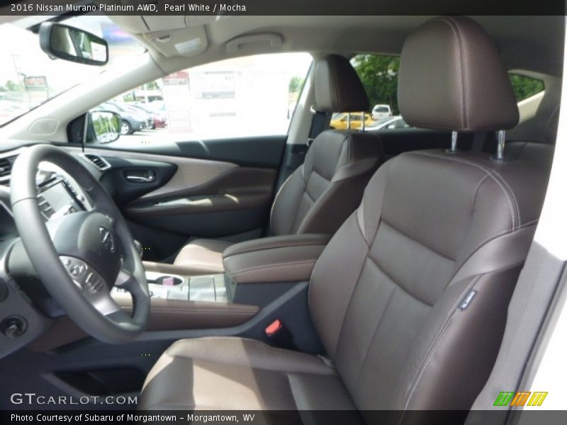 Front Seat of 2016 Murano Platinum AWD