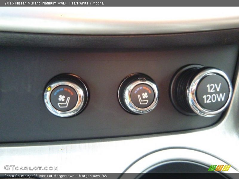 Controls of 2016 Murano Platinum AWD