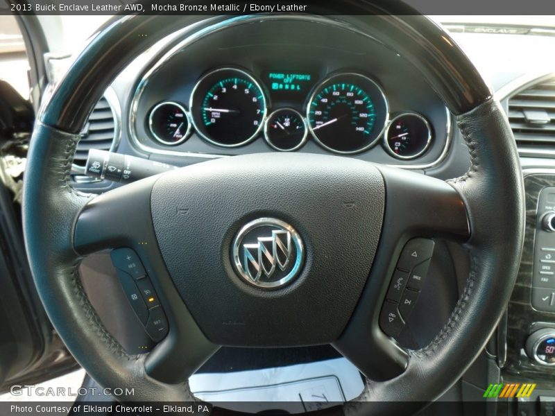 Mocha Bronze Metallic / Ebony Leather 2013 Buick Enclave Leather AWD