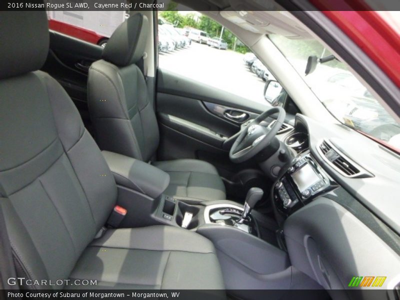 Cayenne Red / Charcoal 2016 Nissan Rogue SL AWD