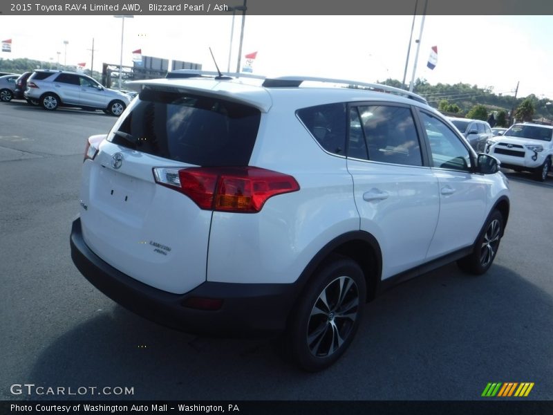 Blizzard Pearl / Ash 2015 Toyota RAV4 Limited AWD