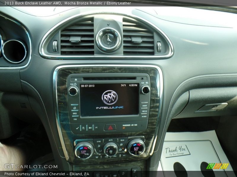 Mocha Bronze Metallic / Ebony Leather 2013 Buick Enclave Leather AWD