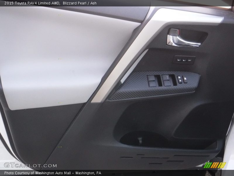 Blizzard Pearl / Ash 2015 Toyota RAV4 Limited AWD