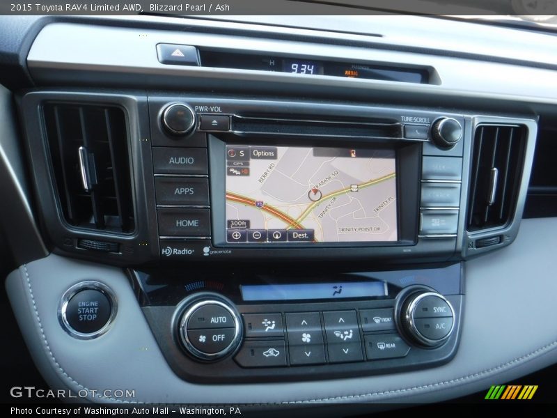 Blizzard Pearl / Ash 2015 Toyota RAV4 Limited AWD