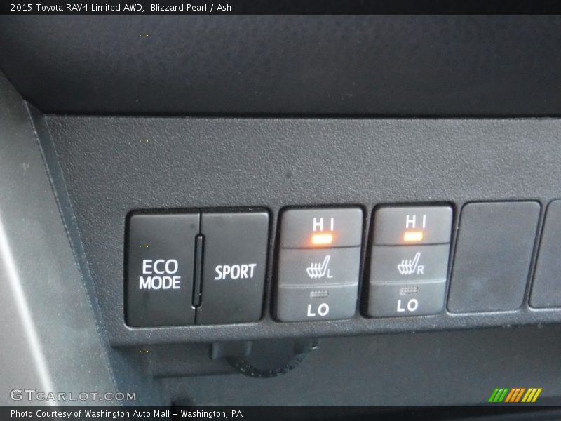 Blizzard Pearl / Ash 2015 Toyota RAV4 Limited AWD