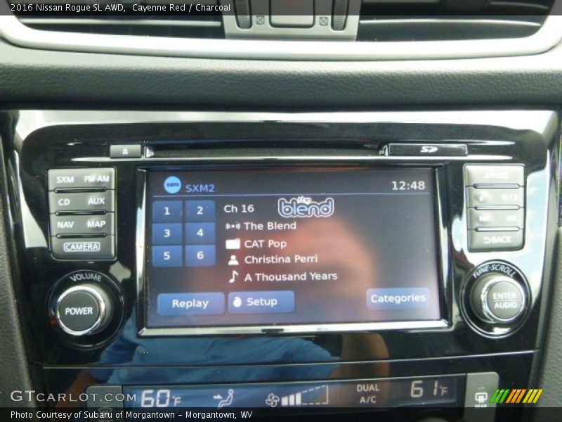 Cayenne Red / Charcoal 2016 Nissan Rogue SL AWD