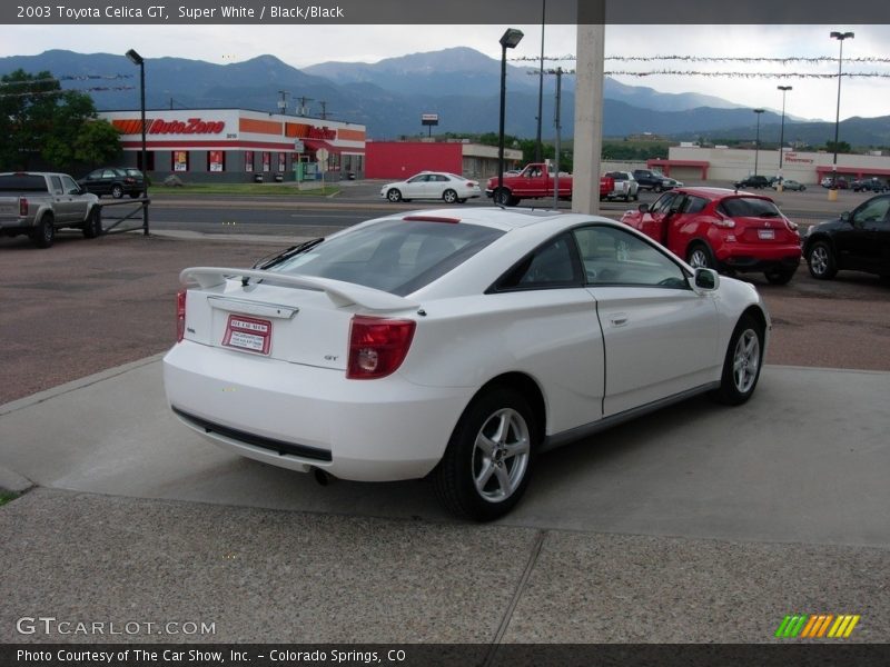 Super White / Black/Black 2003 Toyota Celica GT