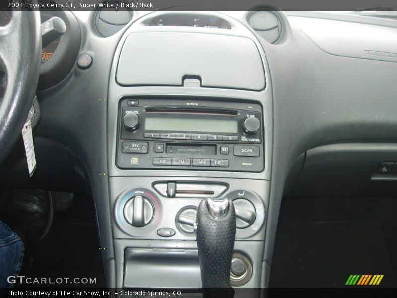 Super White / Black/Black 2003 Toyota Celica GT