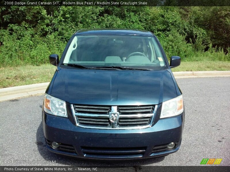 Modern Blue Pearl / Medium Slate Gray/Light Shale 2008 Dodge Grand Caravan SXT