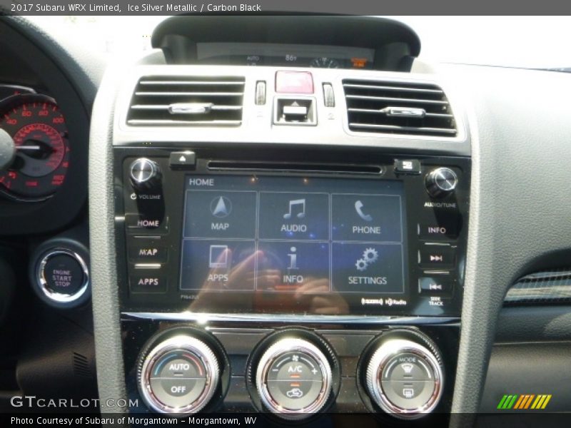 Ice Silver Metallic / Carbon Black 2017 Subaru WRX Limited