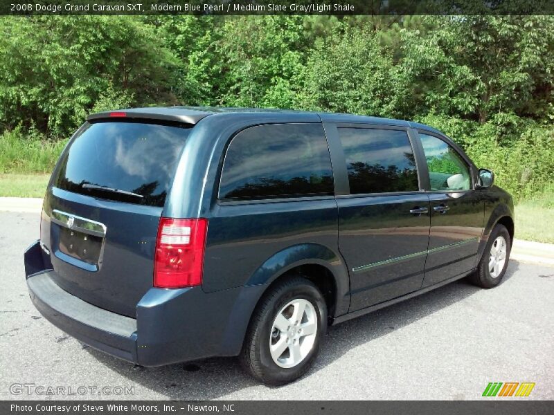 Modern Blue Pearl / Medium Slate Gray/Light Shale 2008 Dodge Grand Caravan SXT