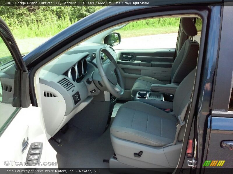 Modern Blue Pearl / Medium Slate Gray/Light Shale 2008 Dodge Grand Caravan SXT