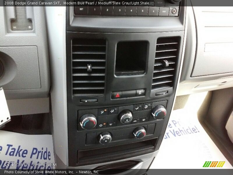 Modern Blue Pearl / Medium Slate Gray/Light Shale 2008 Dodge Grand Caravan SXT