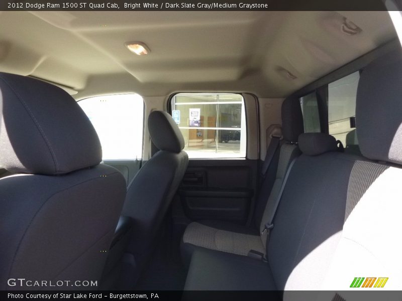 Bright White / Dark Slate Gray/Medium Graystone 2012 Dodge Ram 1500 ST Quad Cab