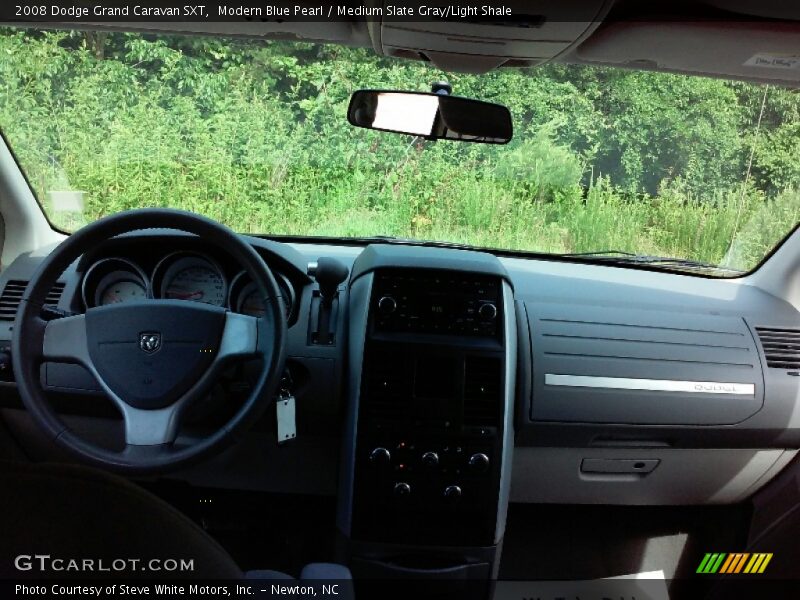 Modern Blue Pearl / Medium Slate Gray/Light Shale 2008 Dodge Grand Caravan SXT