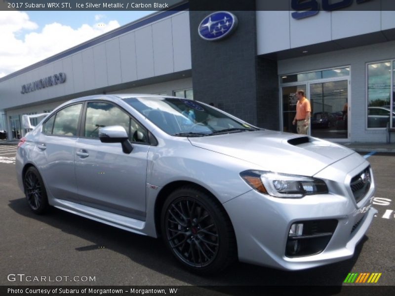Ice Silver Metallic / Carbon Black 2017 Subaru WRX STI