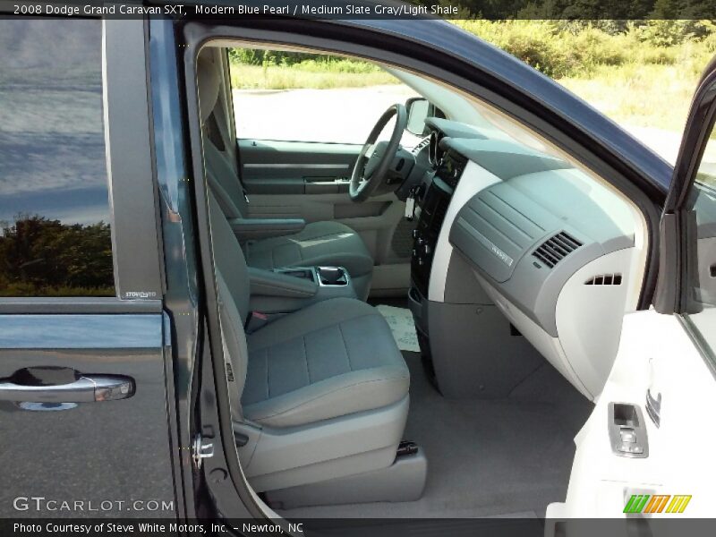 Modern Blue Pearl / Medium Slate Gray/Light Shale 2008 Dodge Grand Caravan SXT